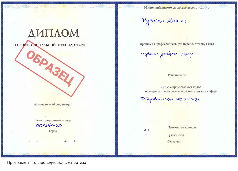 Товароведческая экспертиза Реж
